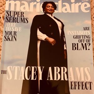 Marie Claire collectible Stacey Abrams April 2021